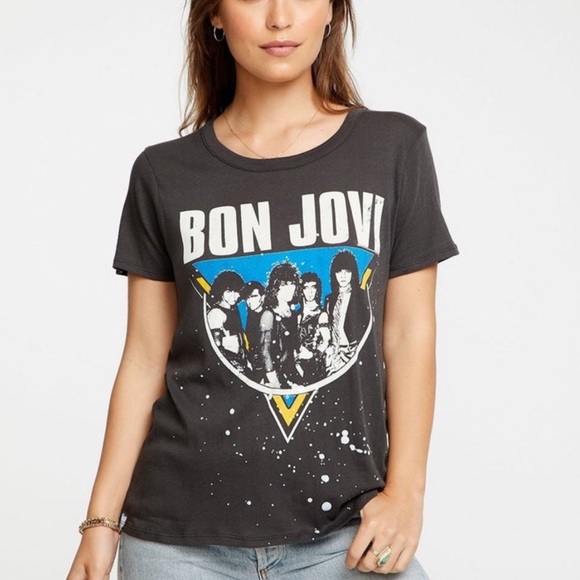 Chaser Tops - Chaser Bon Jovi Tee